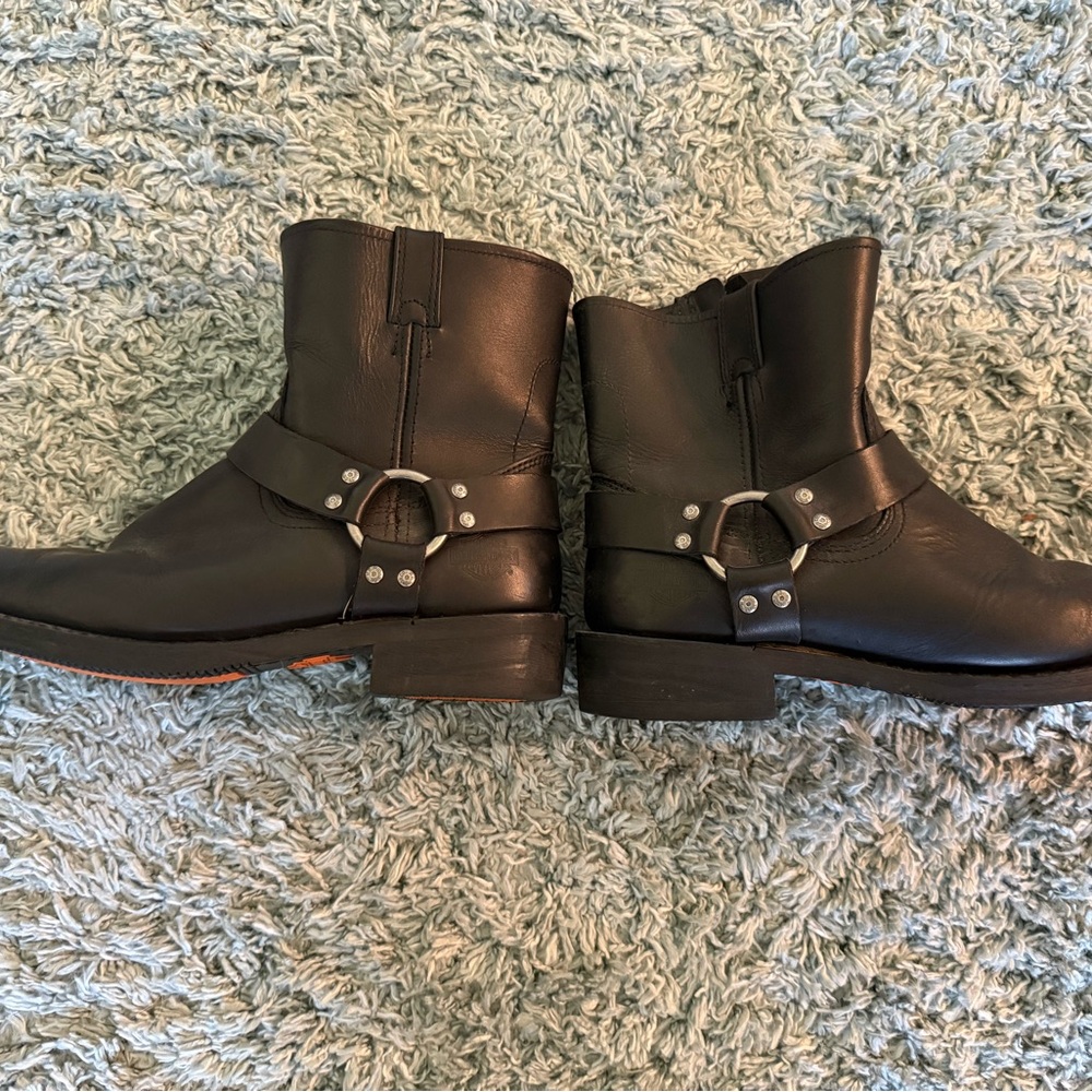 Harley-Davidson Black Leather El Paso riding boot like new condition